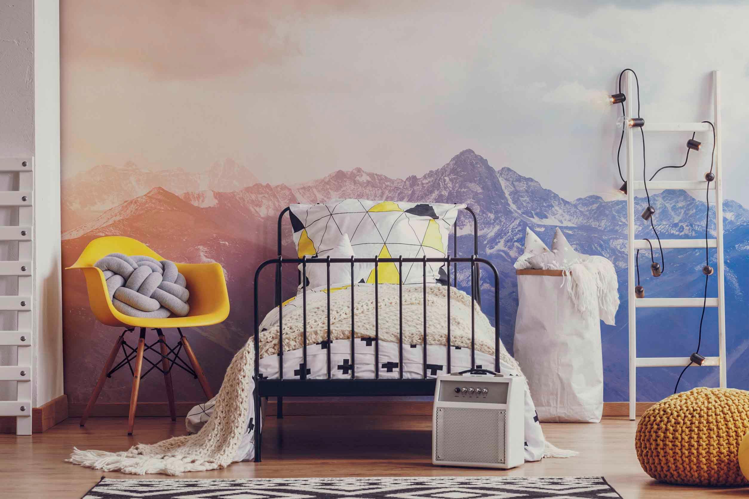 Gradient Rocky Mountains Wall Mural-Wall Mural-Eazywallz