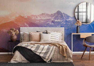 Gradient Rocky Mountains Wall Mural-Wall Mural-Eazywallz