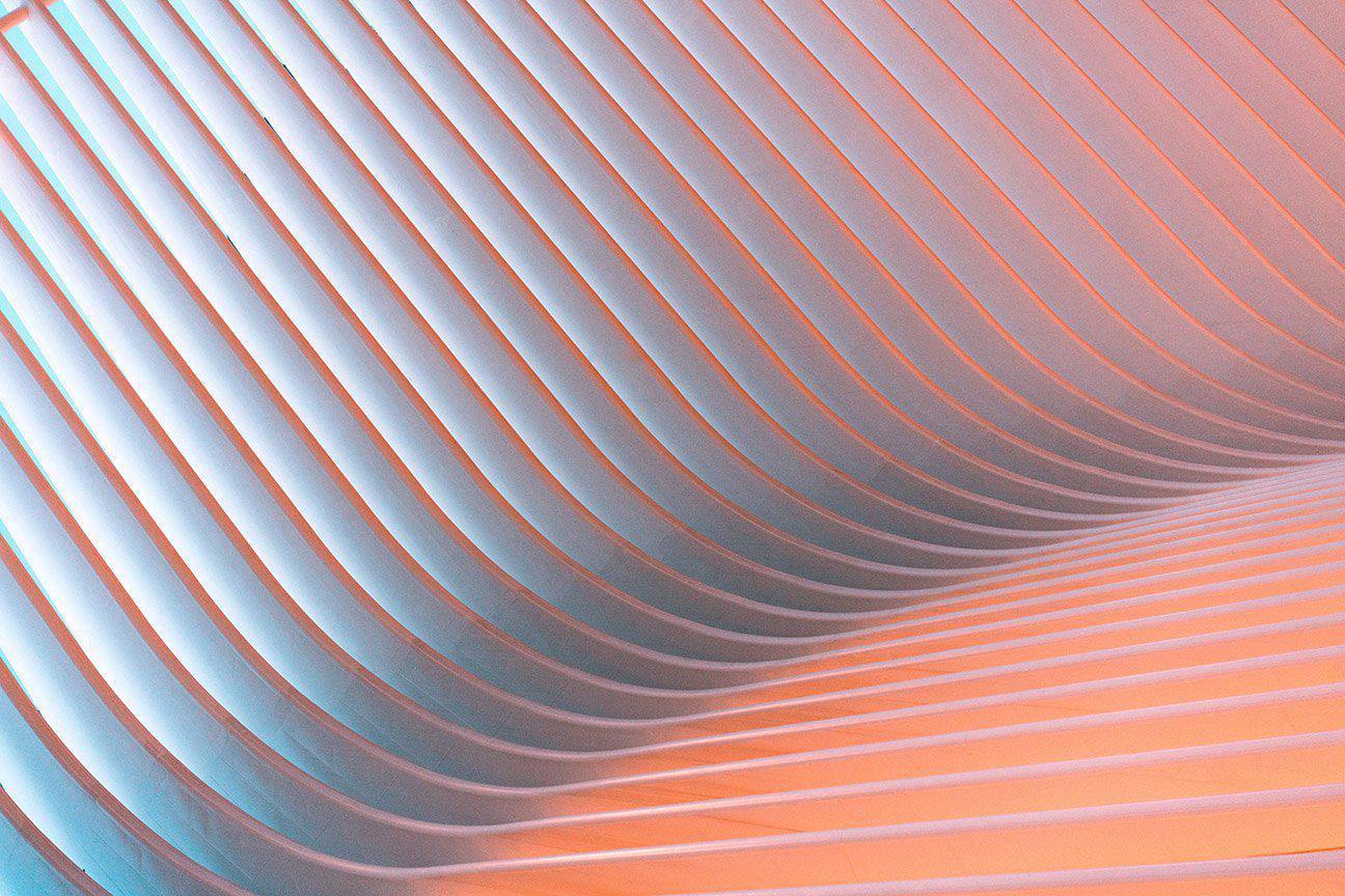 Gradient Waves Wall Mural-Wall Mural-Eazywallz