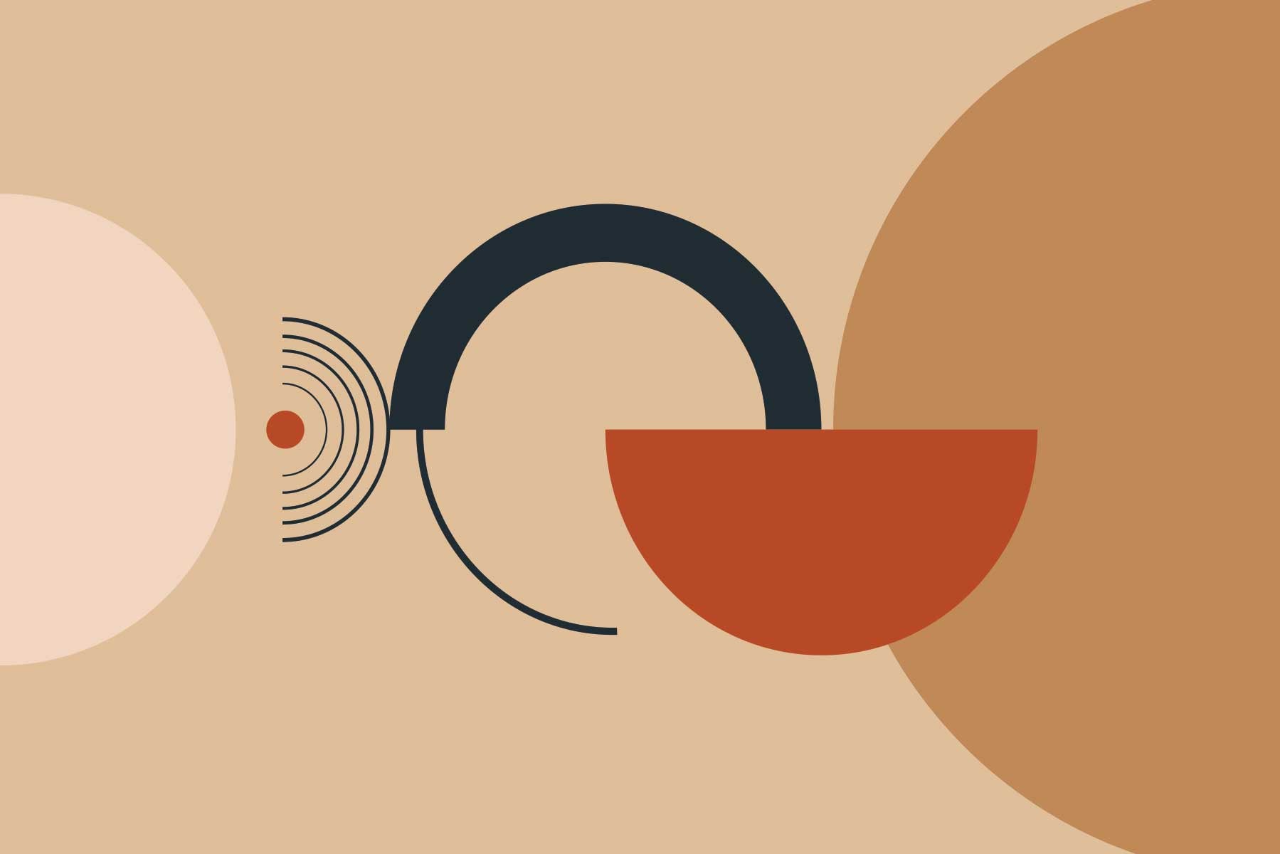 Grand Abstract Shapes Wall Mural-Wall Mural-Eazywallz