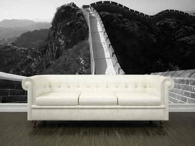 Great Wall in winter, China Wall Mural-Wall Mural-Eazywallz