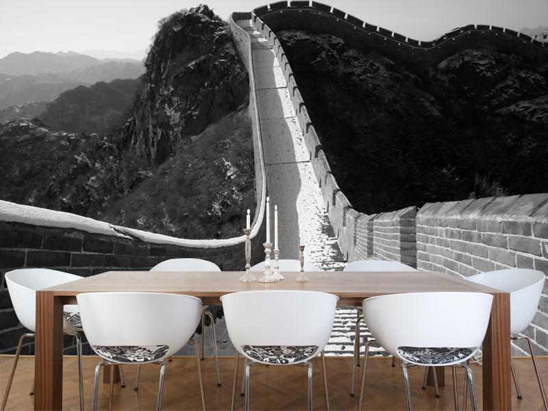 Great Wall in winter, China Wall Mural-Wall Mural-Eazywallz