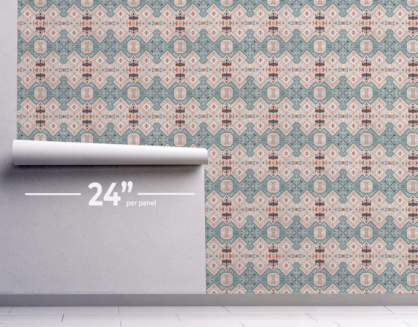 Grey Boho Wallpaper #123-Repeat Pattern Wallpaper-Eazywallz