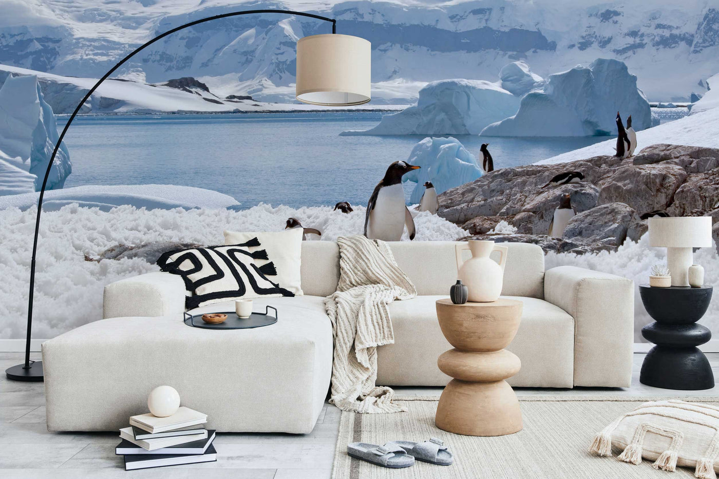 Group of penguins Wall Mural-Wall Mural-Eazywallz