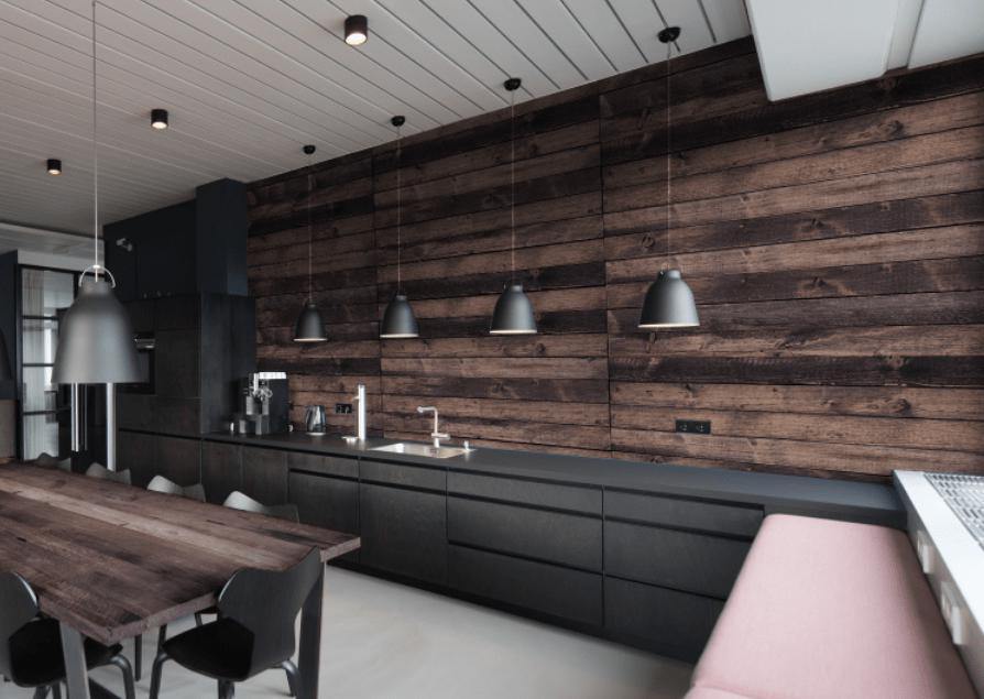 Grunge Wood Planks Wall Mural-Wall Mural-Eazywallz