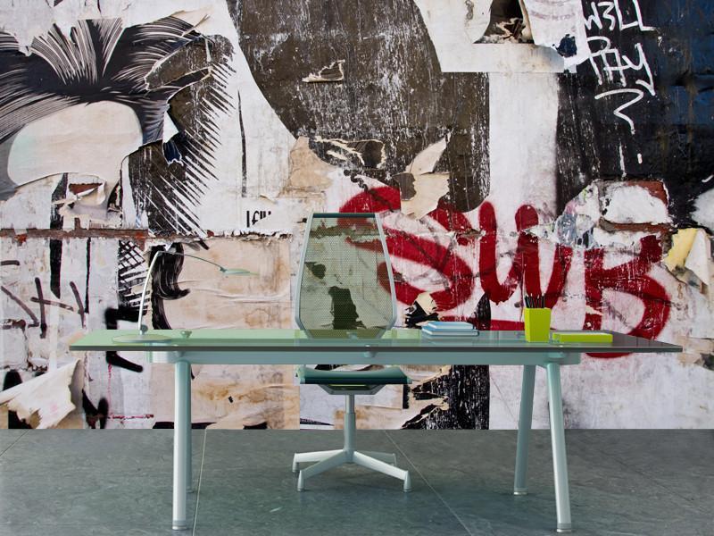 Grunge wall Wall Mural-Wall Mural-Eazywallz