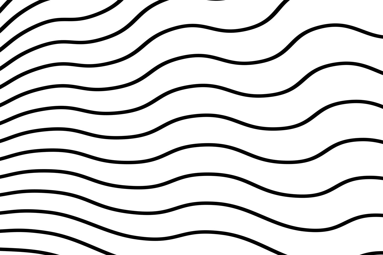 Hand Drawn Squiggle 2 Wall Mural-Wall Mural-Eazywallz