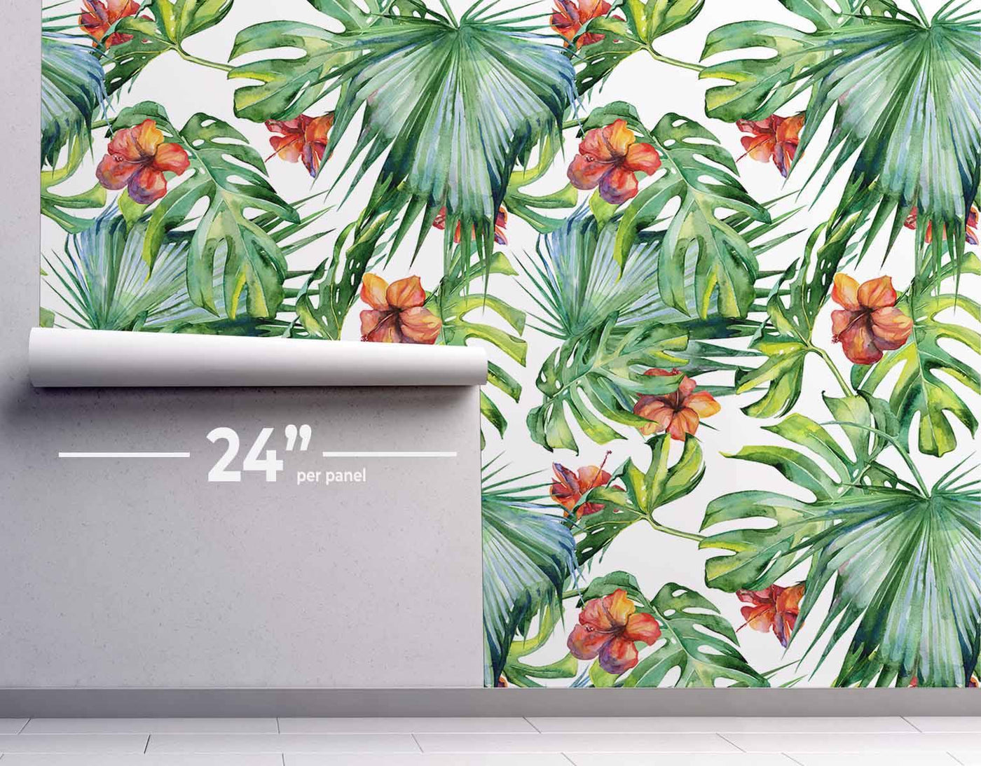 Hawaiian Tropical Wallpaper #220-Repeat Pattern Wallpaper-Eazywallz