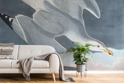 Herring Gull Wall Mural-Wall Mural-Eazywallz