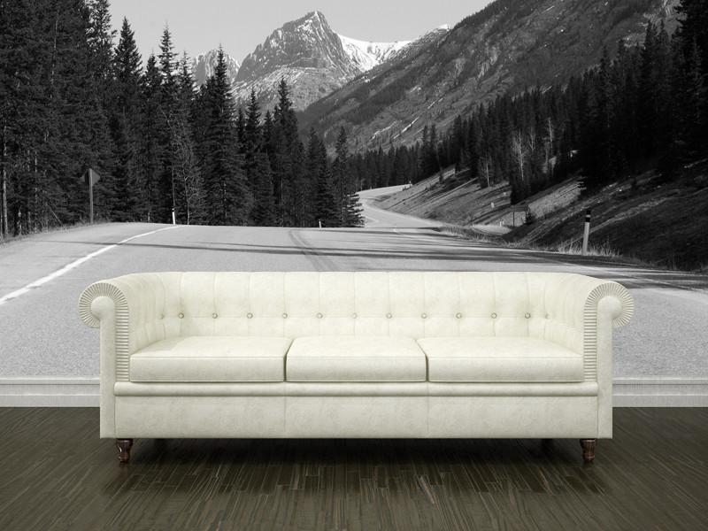 Highway to the Rocky mountains Wall Mural-Wall Mural-Eazywallz