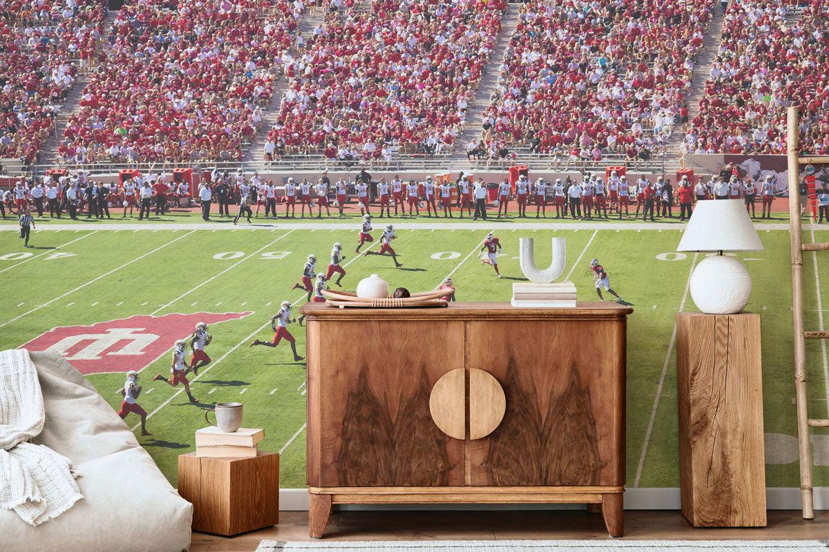 Hoosiers Collage Football Wall Mural-Wall Mural-Eazywallz