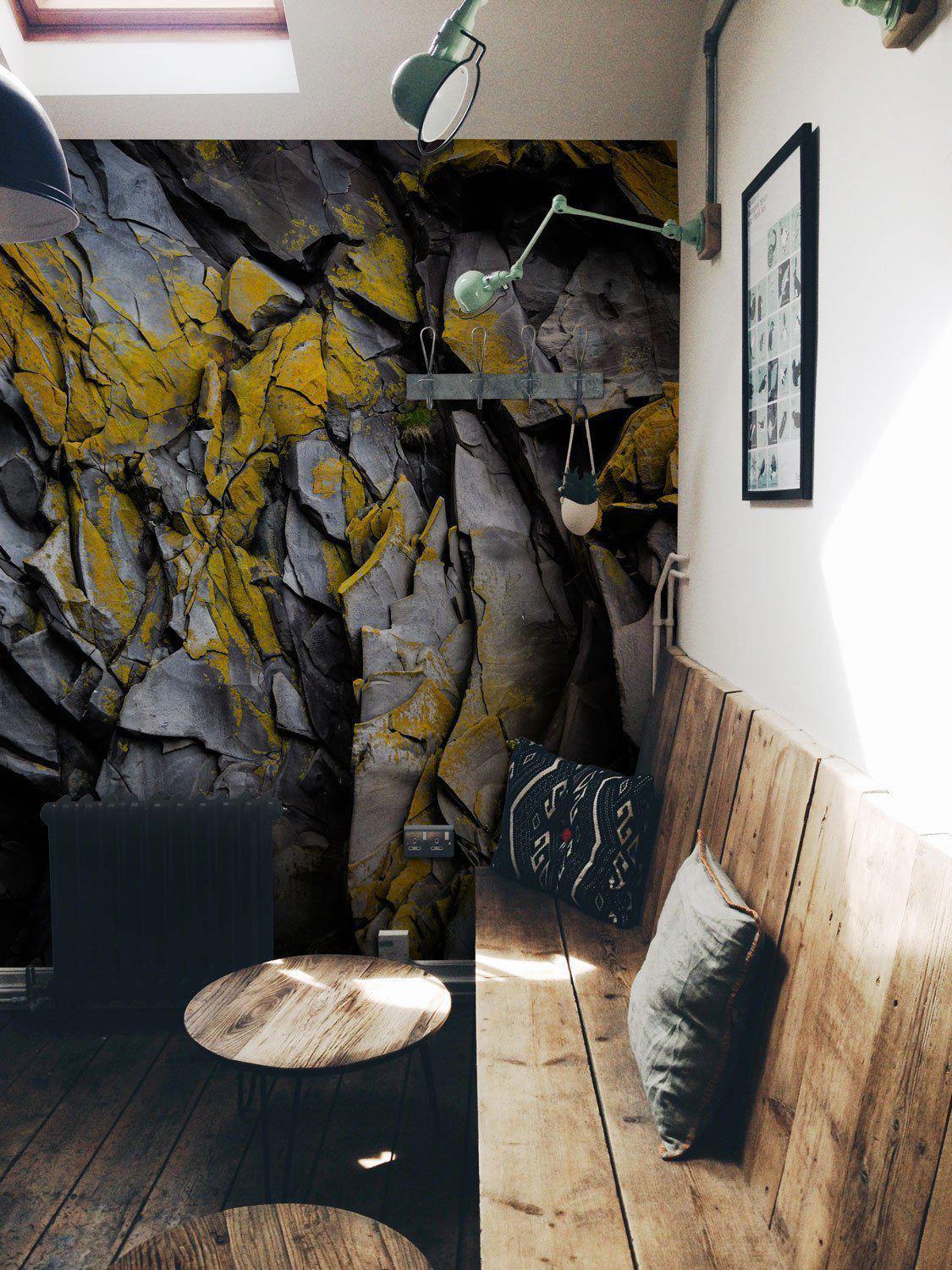 Icelandic Rocks Wall Mural-Wall Mural-Eazywallz