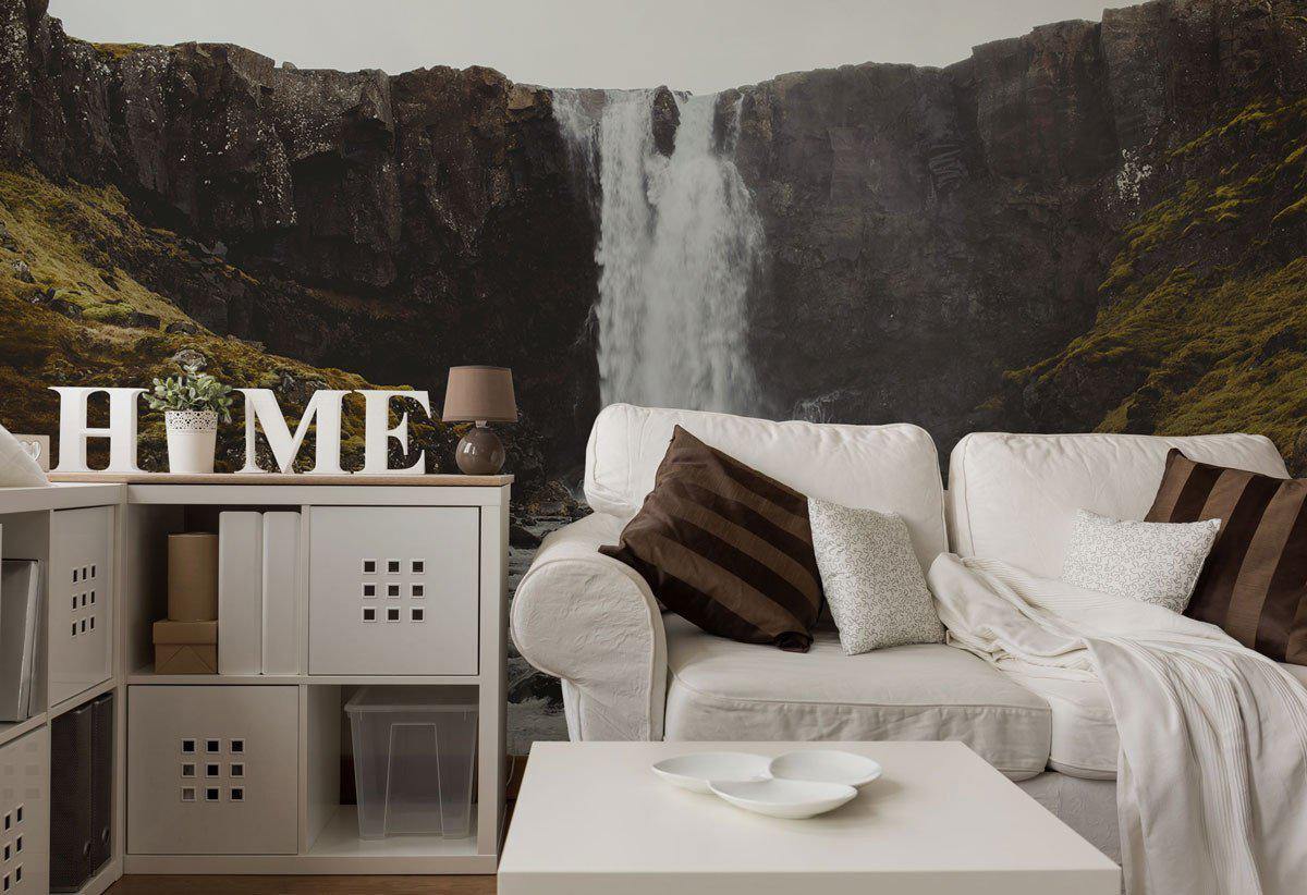Icelandic Waterfall Wall Mural-Wall Mural-Eazywallz