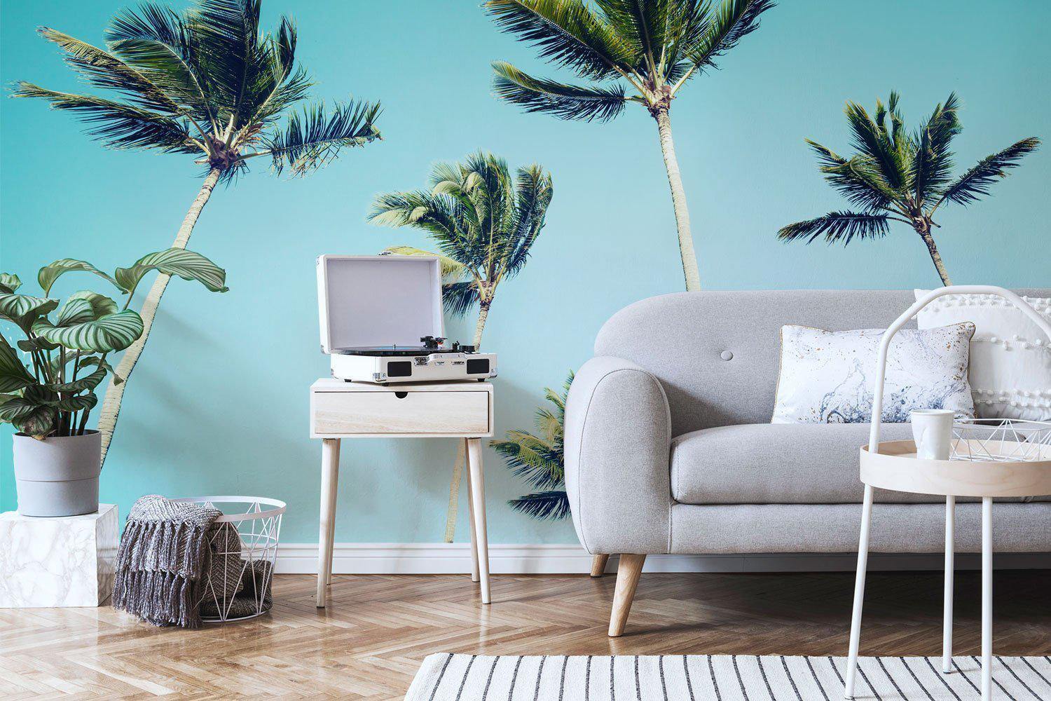 Isolated Palm Trees Wall Mural-Wall Mural-Eazywallz