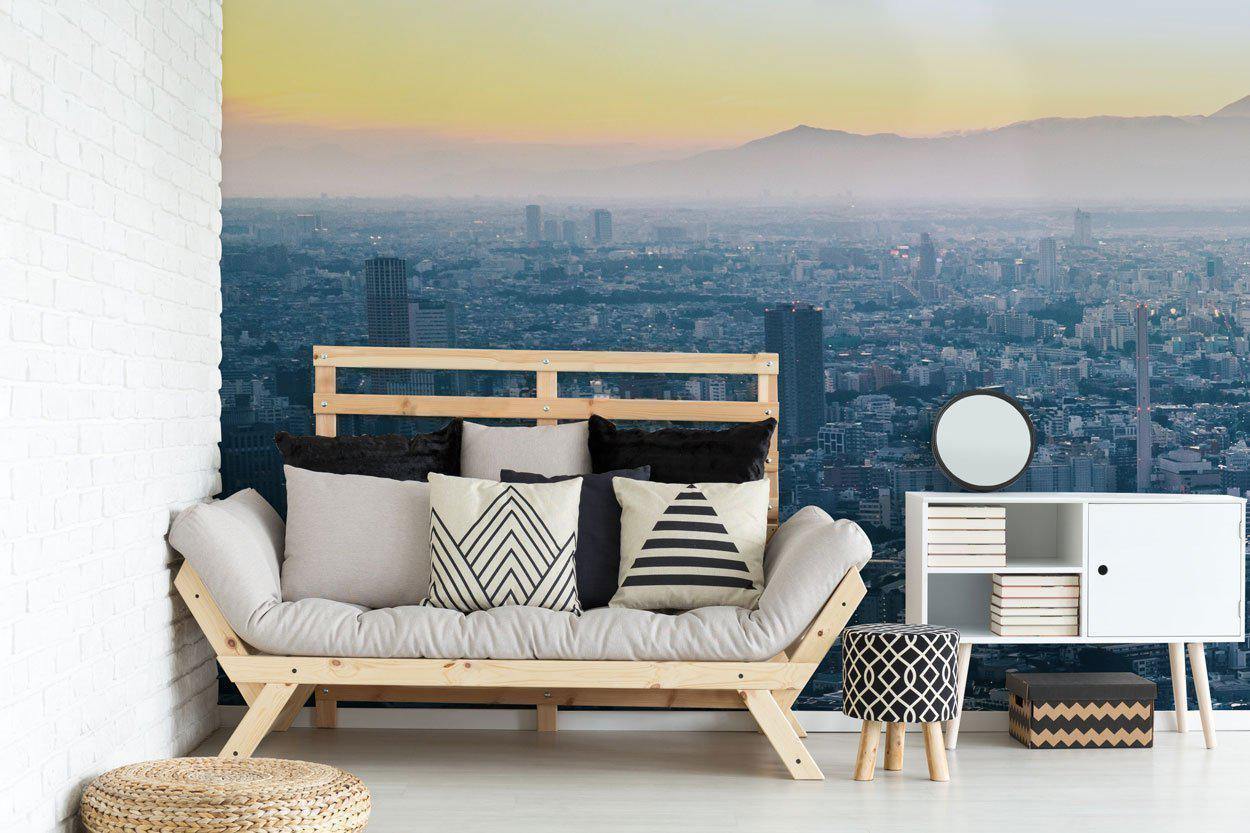 Japan Cityscape Wall Mural - Tokyo Wall Mural - Eazywallz
