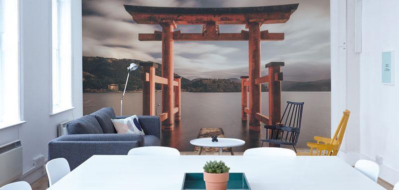 Japanese Gate Wall Mural-Wall Mural-Eazywallz