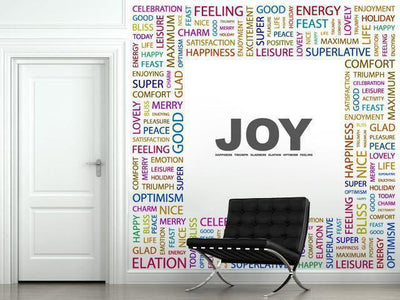 "Joy" Wall Mural-Wall Mural-Eazywallz