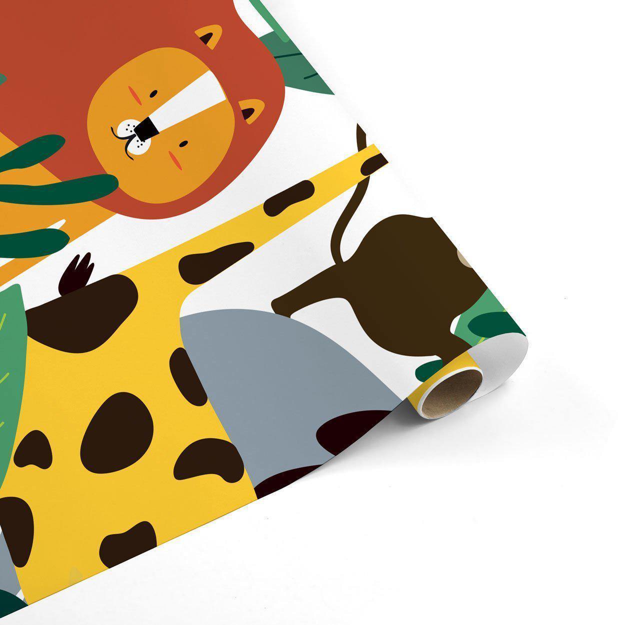 Kids Wild Animals Wall Mural-Wall Mural-Eazywallz