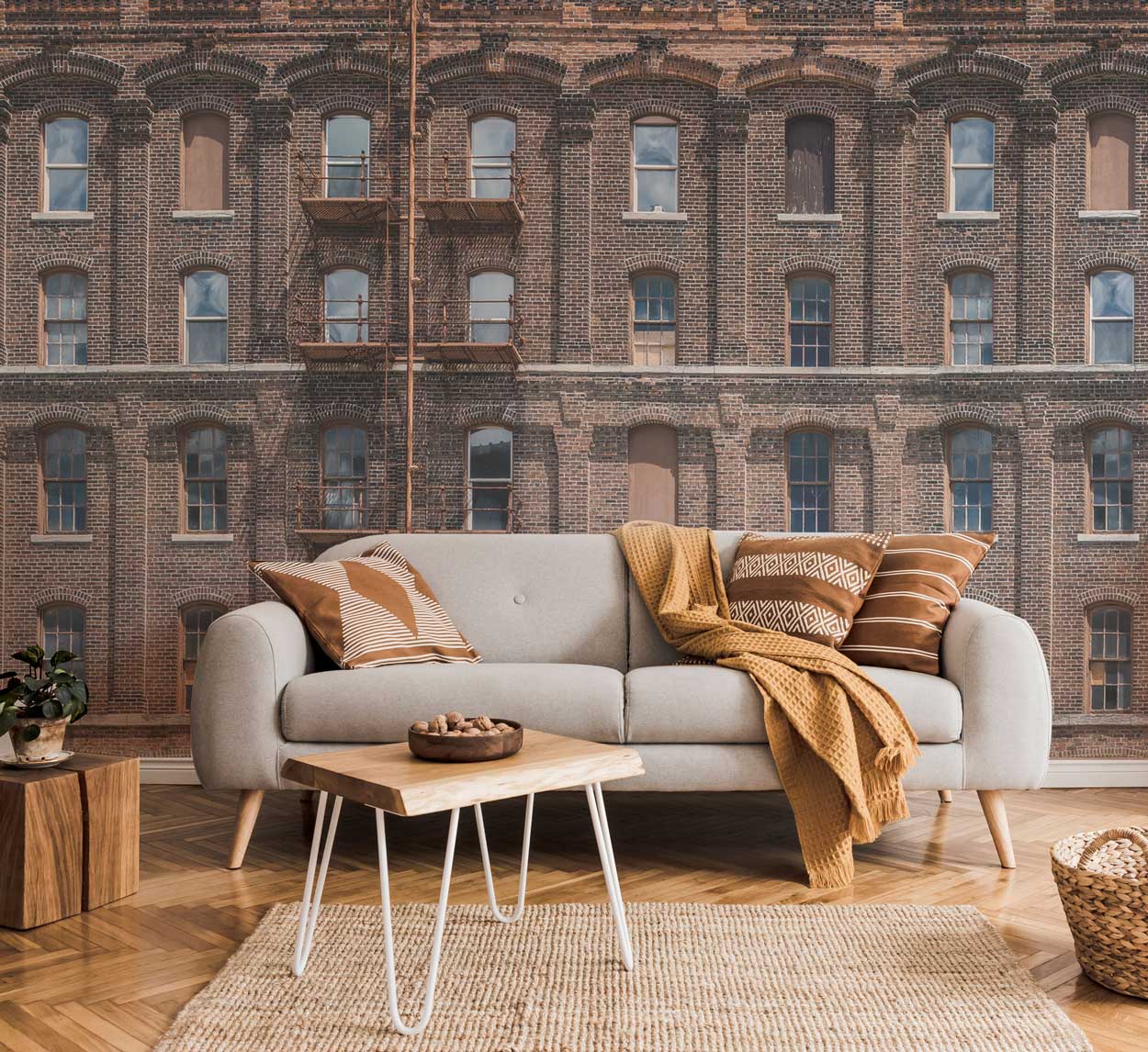 LaMont Apartment Building Wallpaper Mural-Wall Mural-Eazywallz