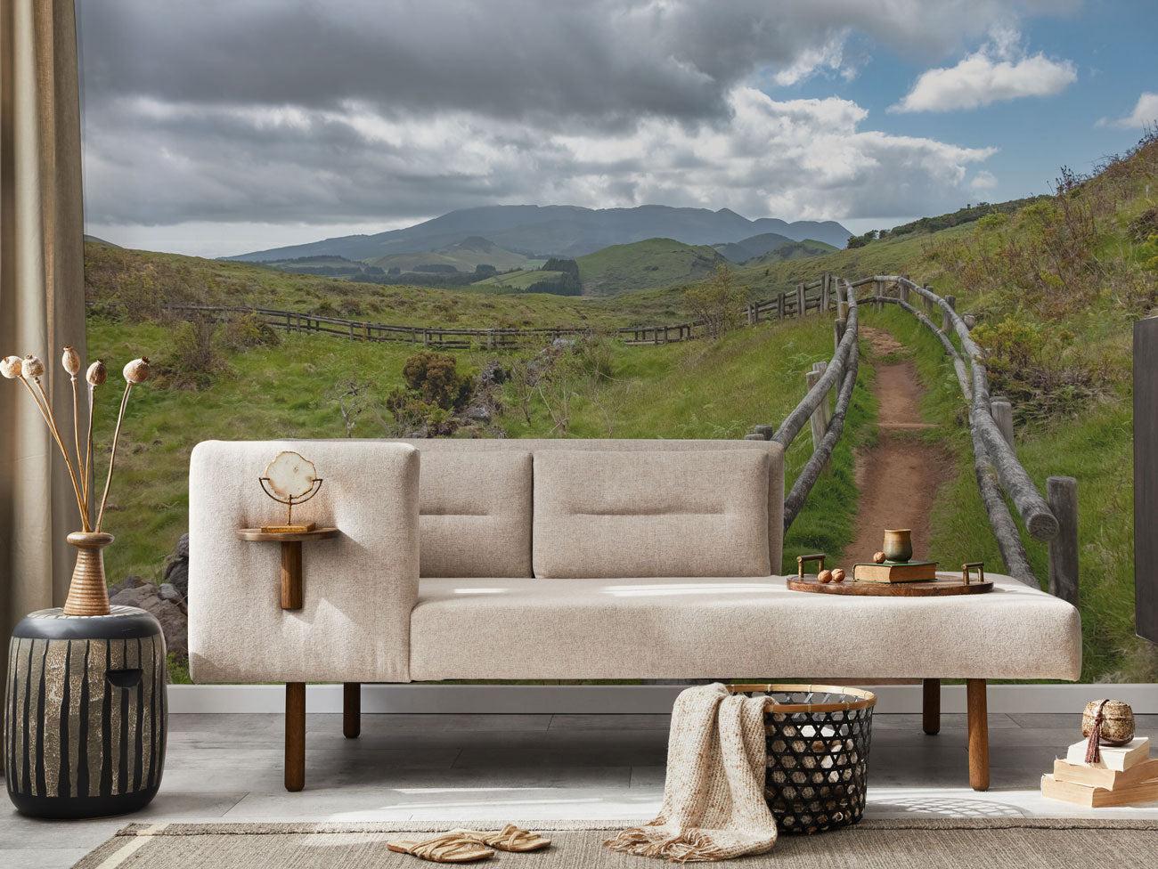 Landscape Trail Wall Mural-Wall Mural-Eazywallz