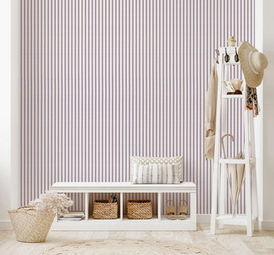 Lavender Knit Stripes Wallpaper #511-Repeat Pattern Wallpaper-Eazywallz
