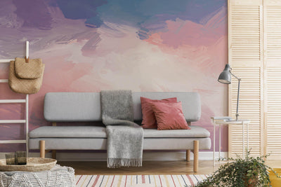 Lavender Sky Wall Mural-Wall Mural-Eazywallz