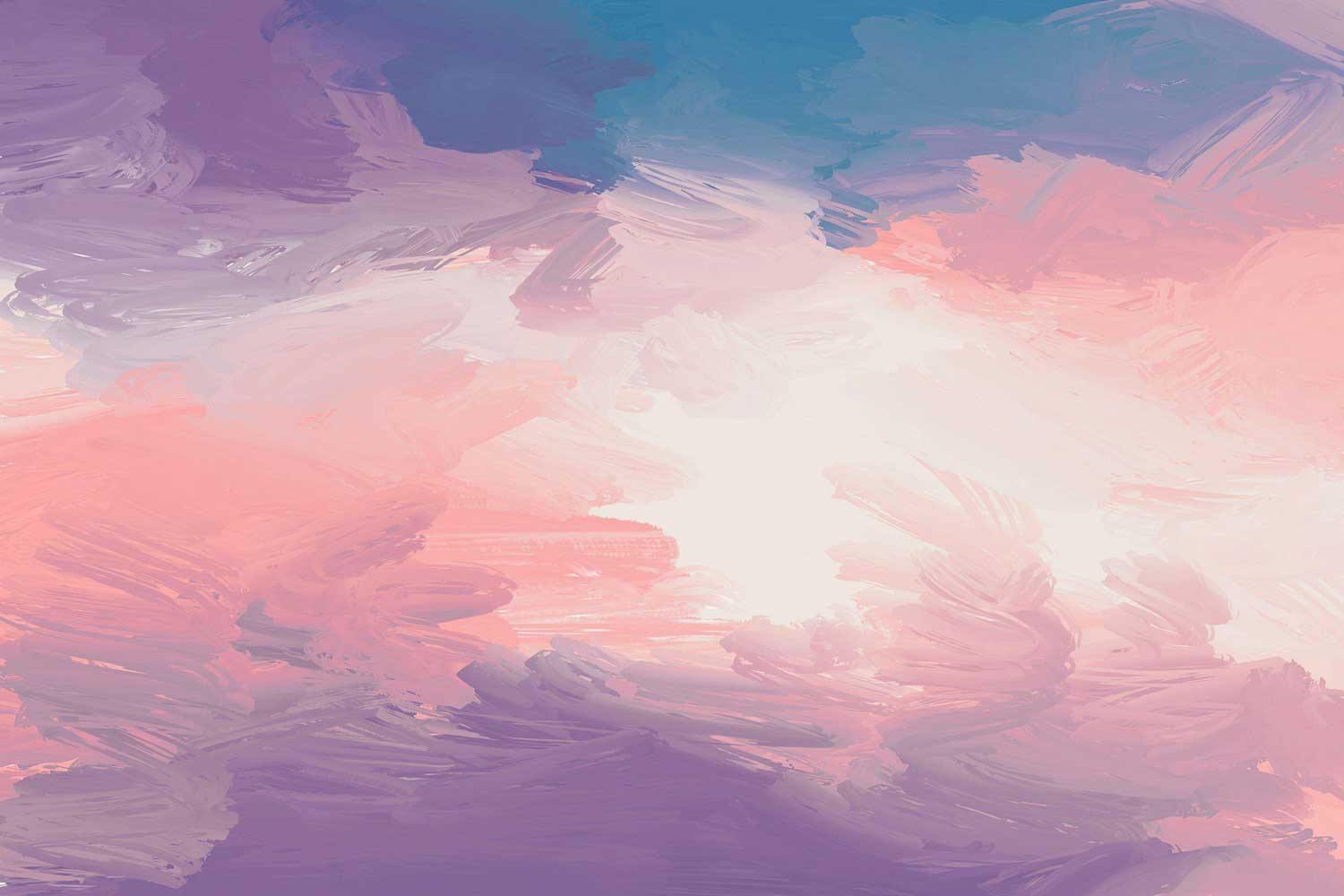 Lavender Sky Wall Mural-Wall Mural-Eazywallz