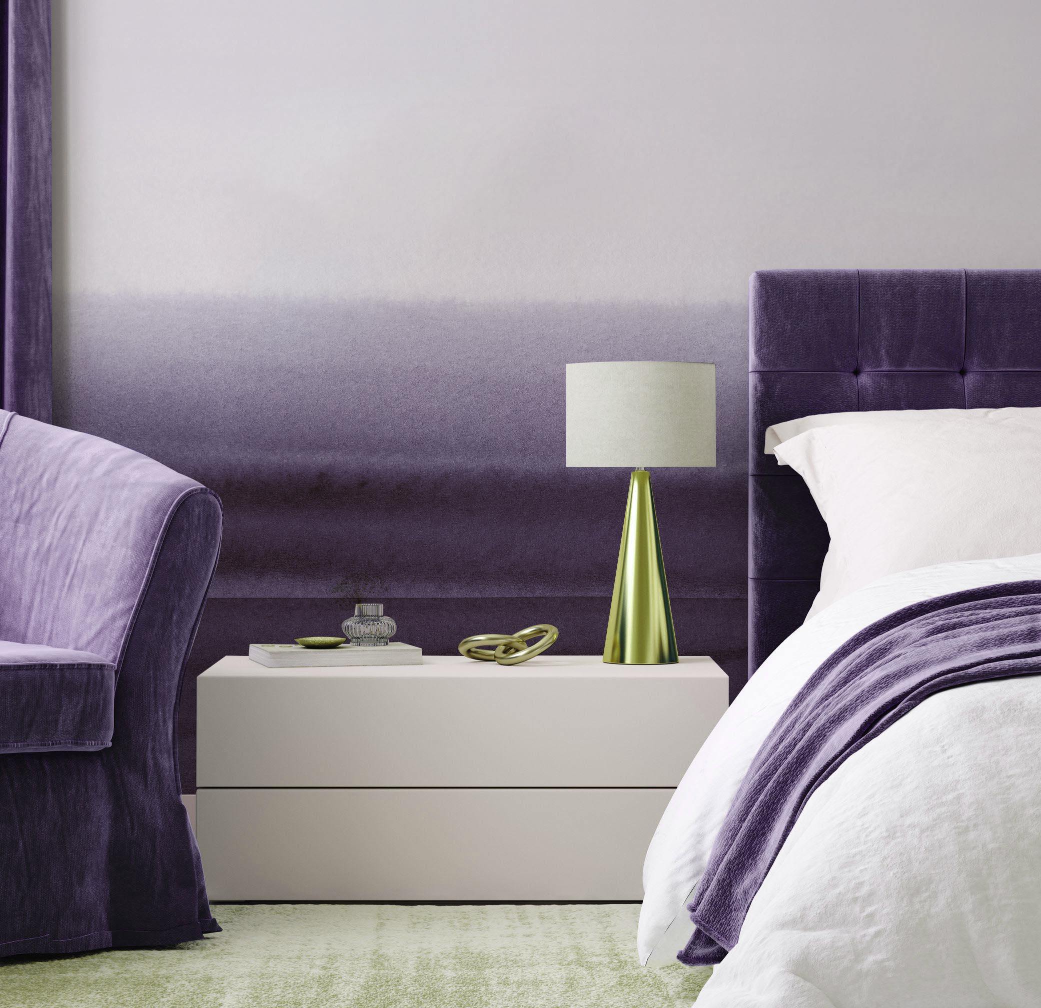 Lavender Wave Color Block Wall Mural-Wall Mural-Eazywallz