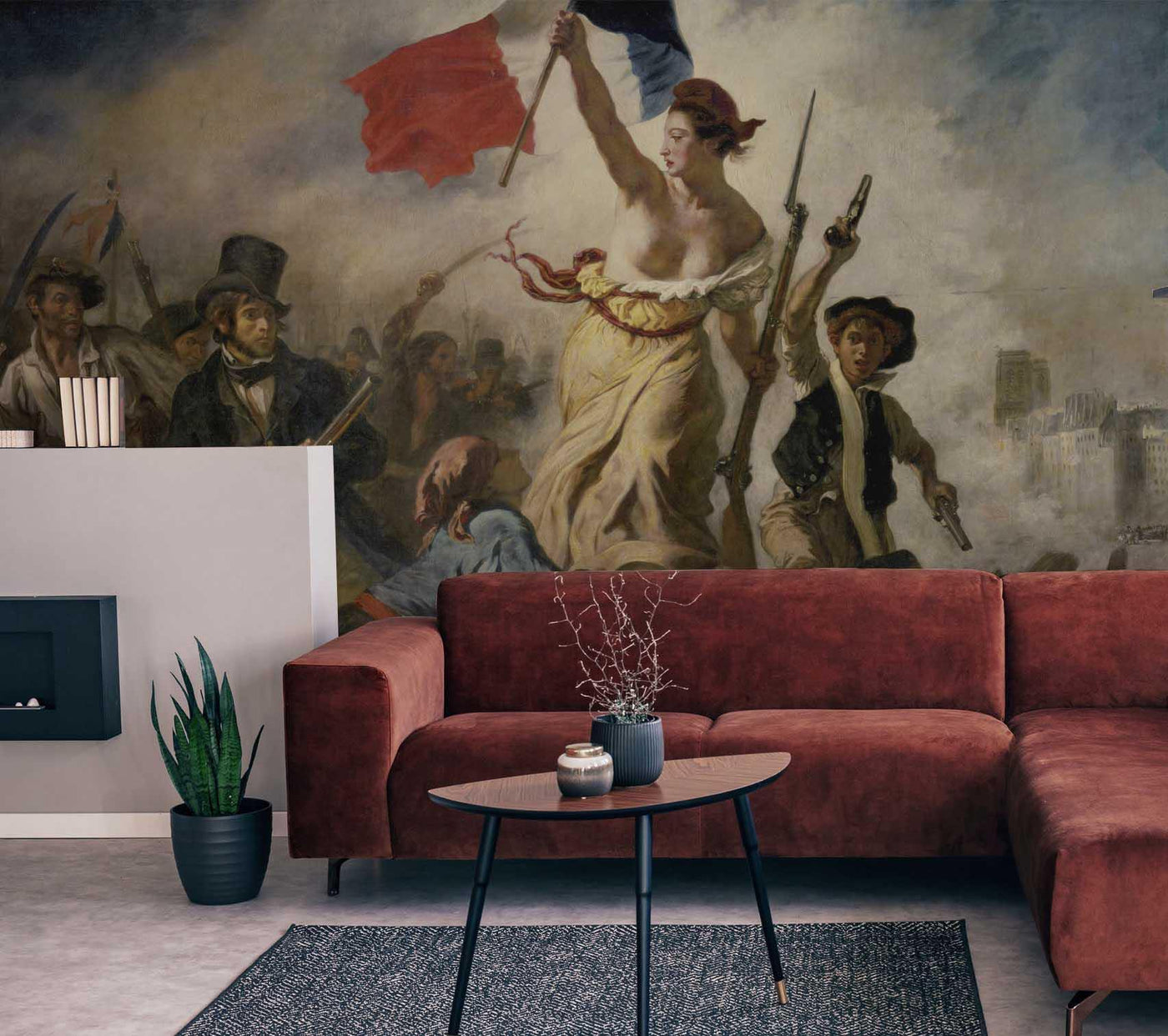 Liberty Leading the People Wall Mural-Wall Mural-Eazywallz