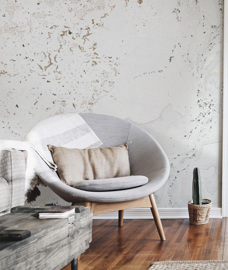 Light Ripple Marbleized Wall Mural | Marble Wallpaper | Eazywallz