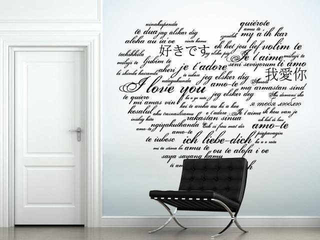 Lovely heart Wall Mural-Wall Mural-Eazywallz