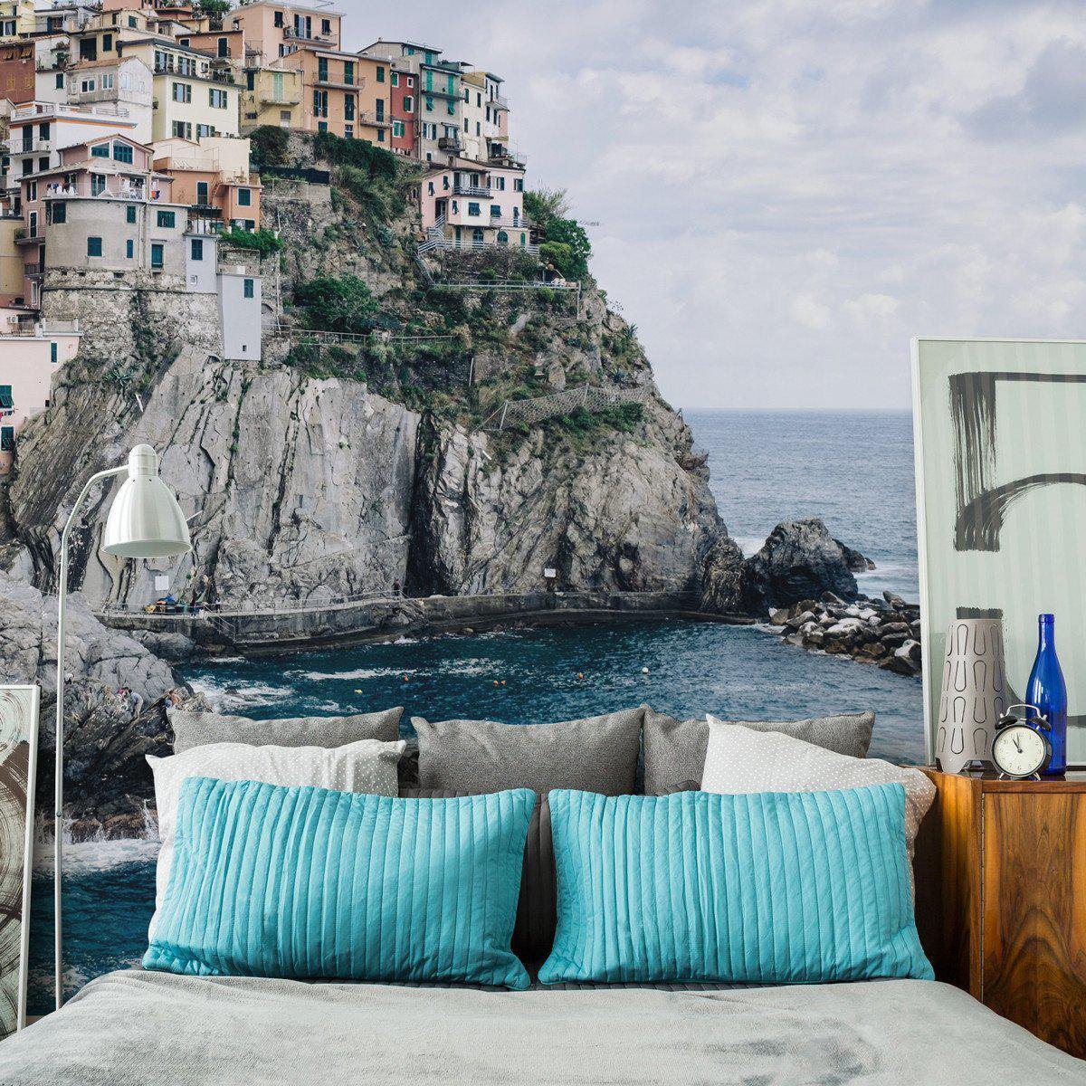 Manarola Coast, Italy-Wall Mural-Eazywallz