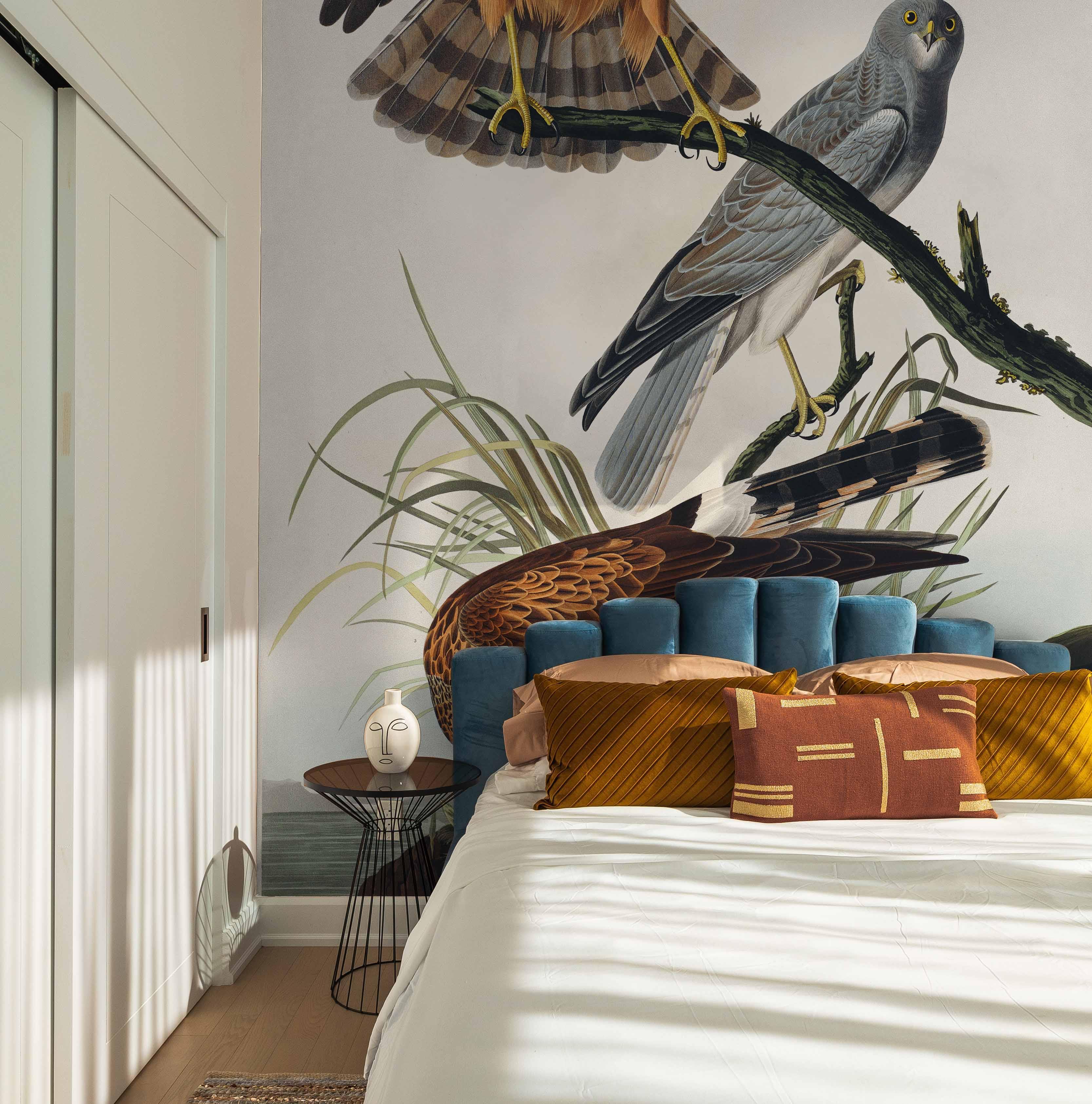 Marsh Hawk Wall Mural-Wall Mural-Eazywallz