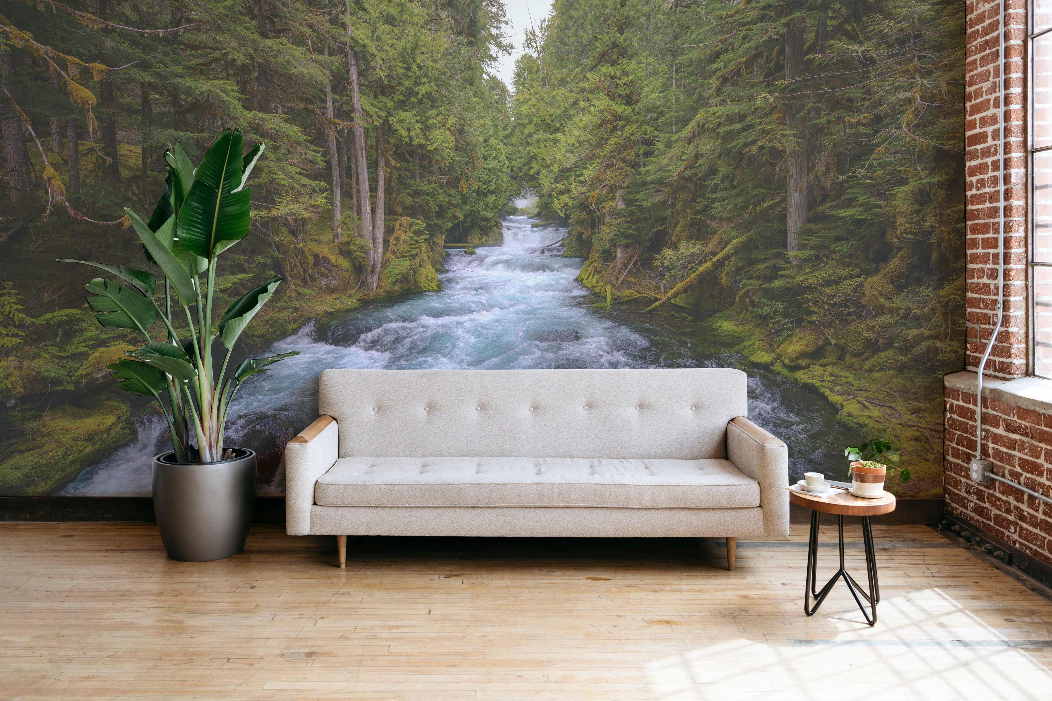 Mckenzie River Wall Mural-Wall Mural-Eazywallz