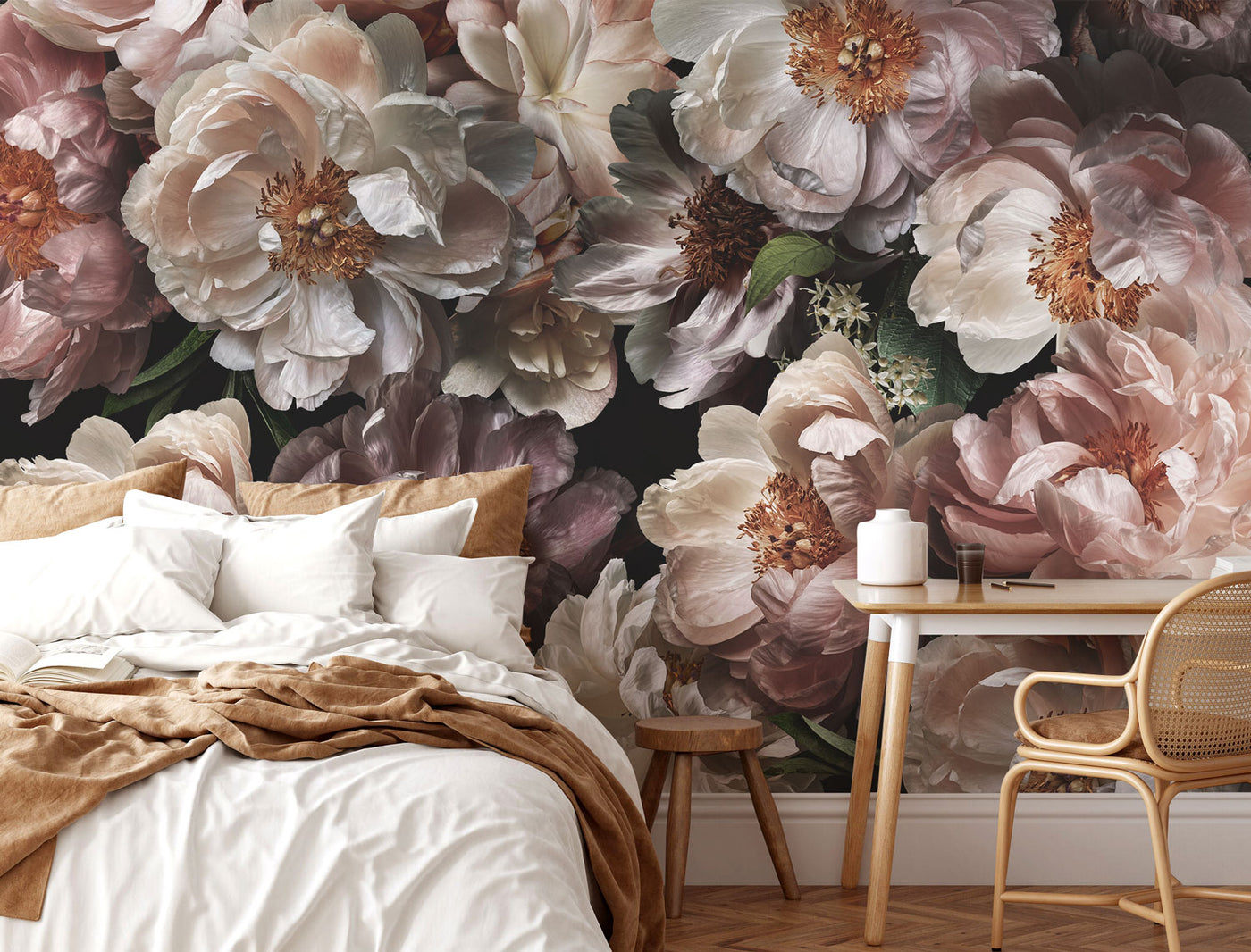 Midnight Floral 5 Wall Mural