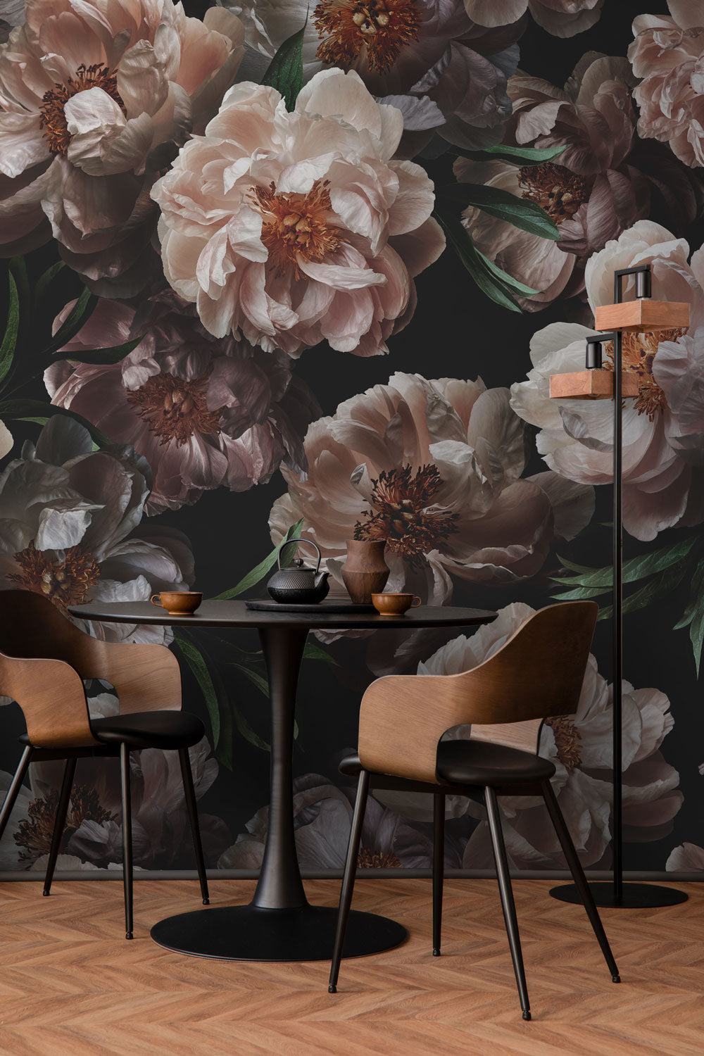 Midnight Floral 2 Wall Mural