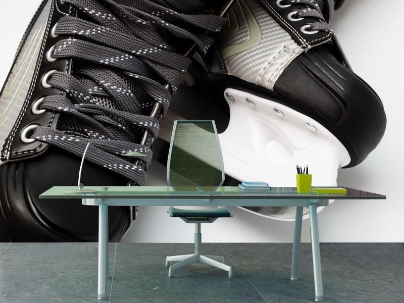 Modern black skates Wall Mural-Wall Mural-Eazywallz