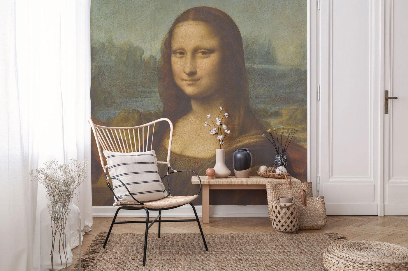 Mona Lisa Painting Wall Mural-Wall Mural-Eazywallz