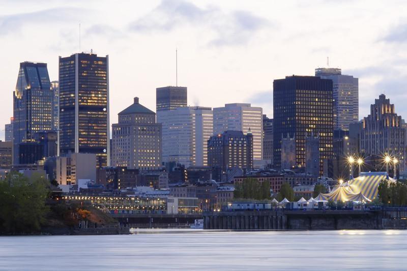 Montreal skyline Wall Mural-Wall Mural-Eazywallz