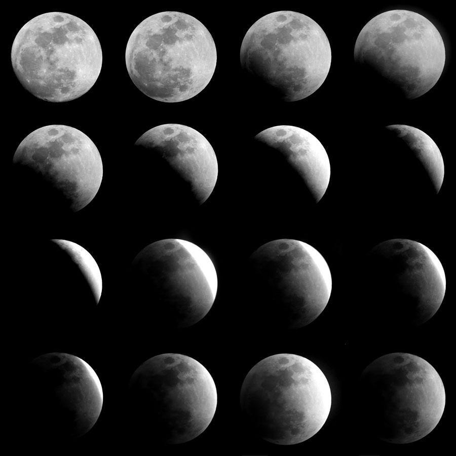 Moon Phase Wall Mural-Wall Mural-Eazywallz