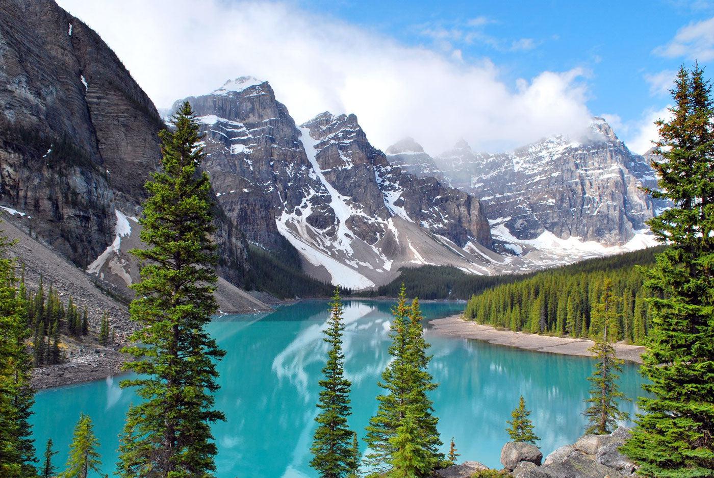 Moraine Lake Wall Mural-Wall Mural-Eazywallz
