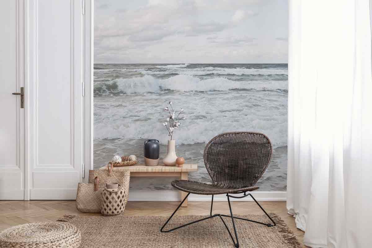 Morning Waves Wall Mural-Wall Mural-Eazywallz