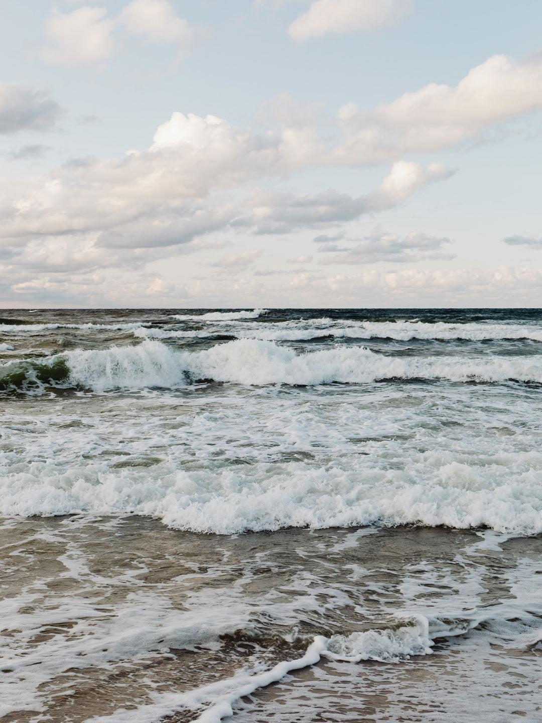 Morning Waves Wall Mural-Wall Mural-Eazywallz