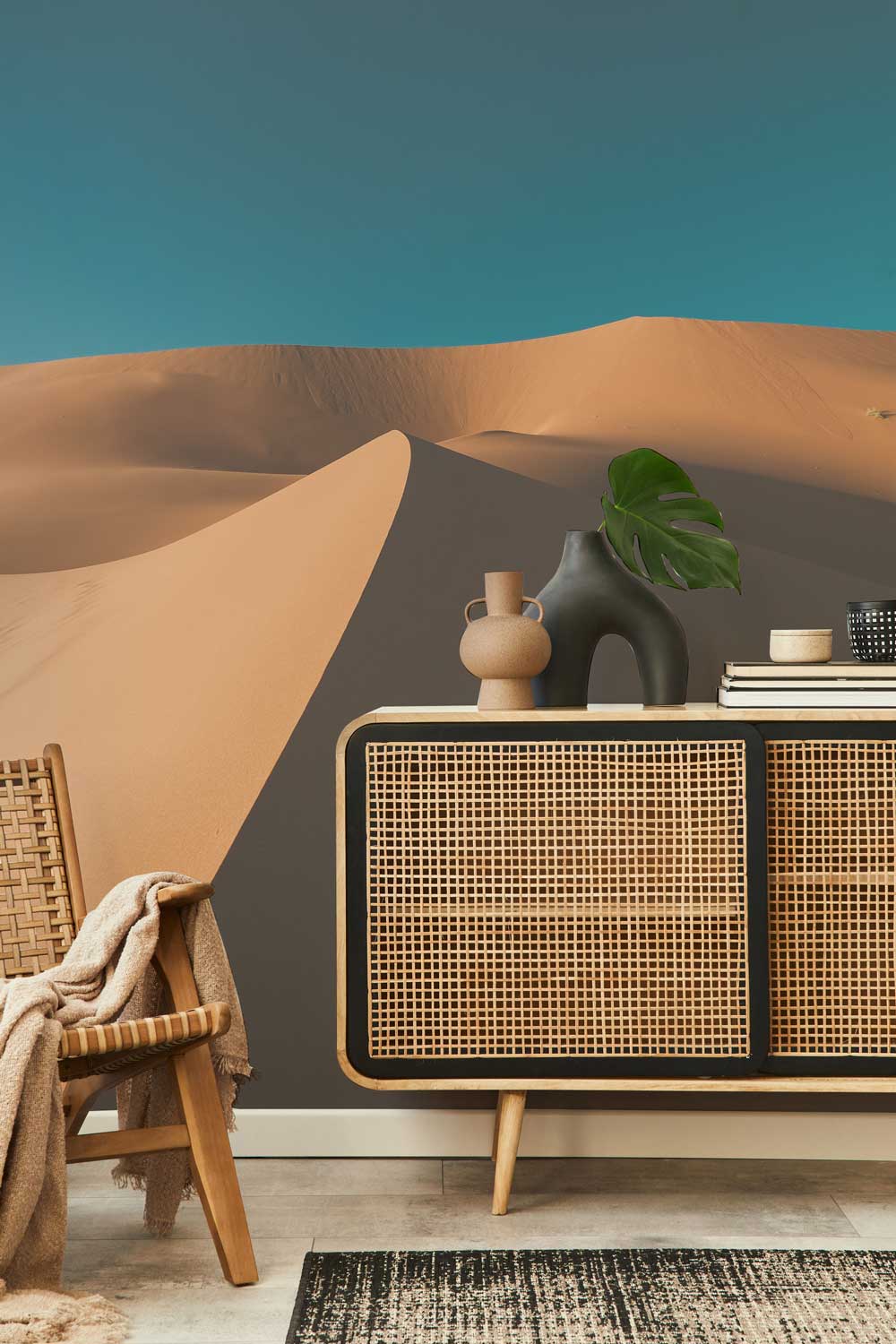 Moroccan Desert Peak Wall Mural-Wall Mural-Eazywallz
