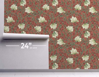 Morris Garden 3 Wallpaper #215-Repeat Pattern Wallpaper-Eazywallz