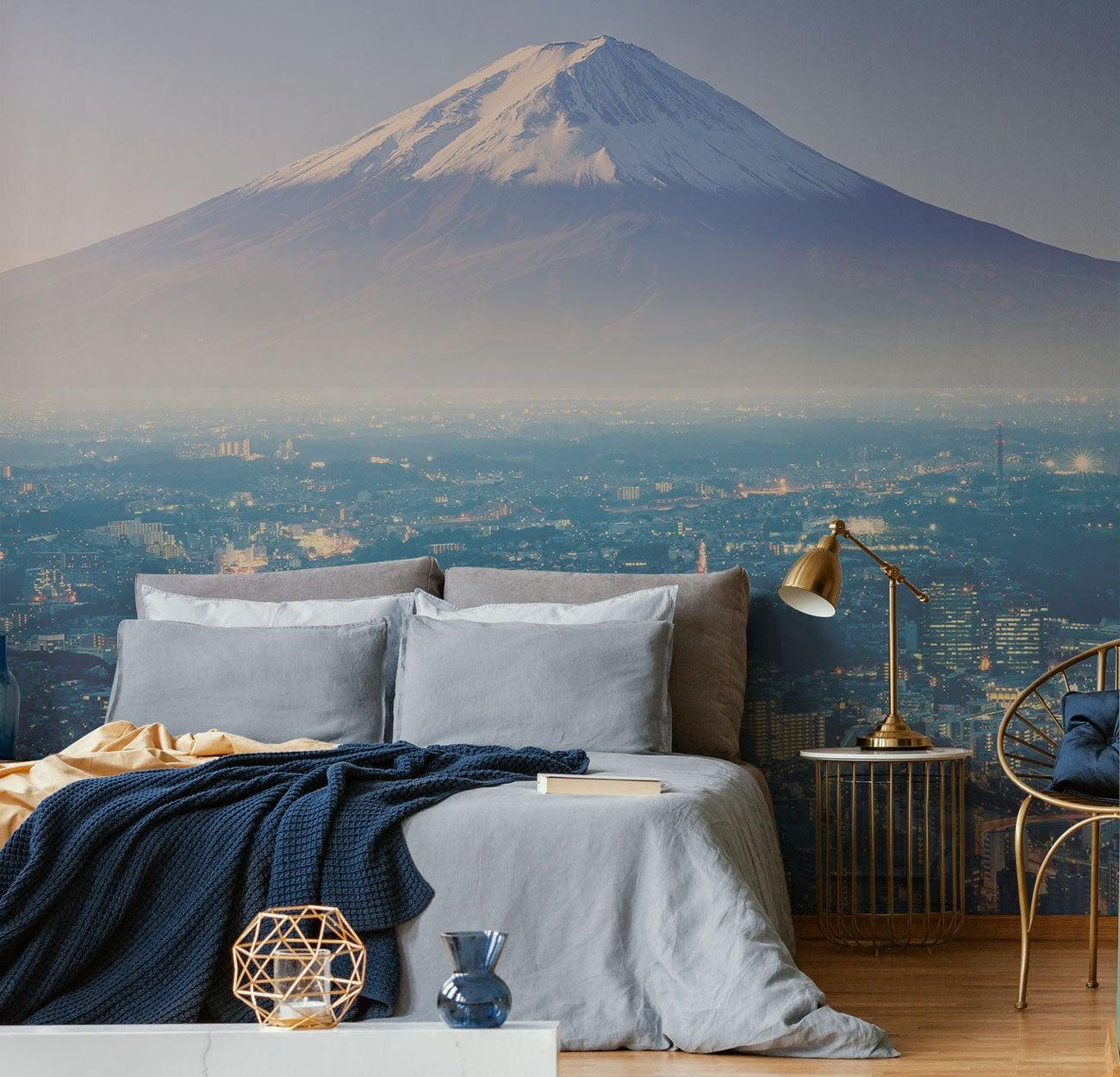 Mount Fuji Wall Mural - Mount Fuji Wallpaper mural - Eazywallz