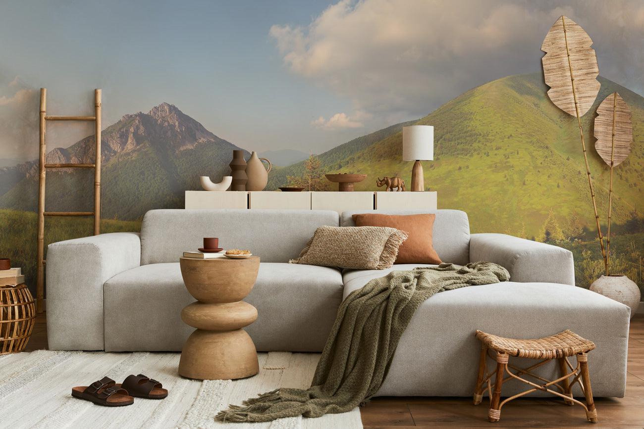Mountain Panorama in Slovakia Wall Mural-Wall Mural-Eazywallz