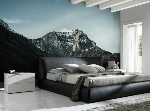 Mountain View Wall Mural-Wall Mural-Eazywallz