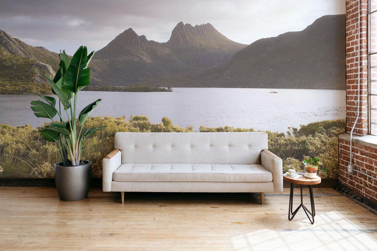 Mountains in Tasmania Wall Mural-Wall Mural-Eazywallz
