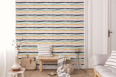 Multicolor Stripes Wallpaper #250-Repeat Pattern Wallpaper-Eazywallz